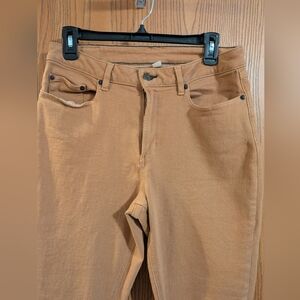 L.L. Bean Light Brown Denim Pants